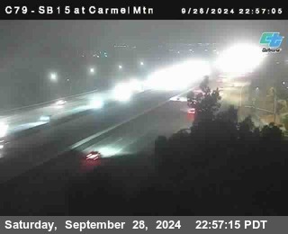 NB 15 at Carmel Mountain Rd.