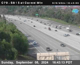 NB 15 at Carmel Mountain Rd.