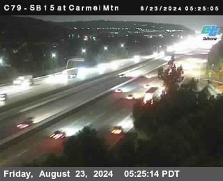 NB 15 at Carmel Mountain Rd.