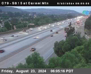 NB 15 at Carmel Mountain Rd.