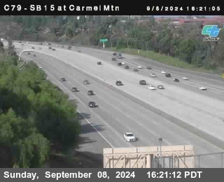 NB 15 at Carmel Mountain Rd.