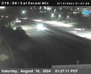 NB 15 at Carmel Mountain Rd.