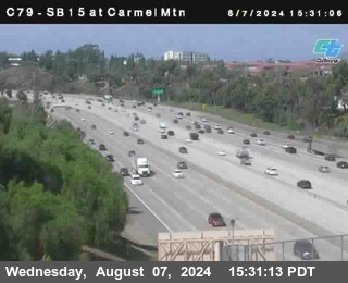 NB 15 at Carmel Mountain Rd.