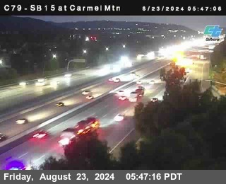 NB 15 at Carmel Mountain Rd.