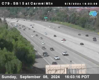 NB 15 at Carmel Mountain Rd.