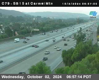 NB 15 at Carmel Mountain Rd.