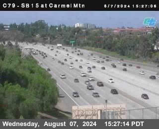 NB 15 at Carmel Mountain Rd.