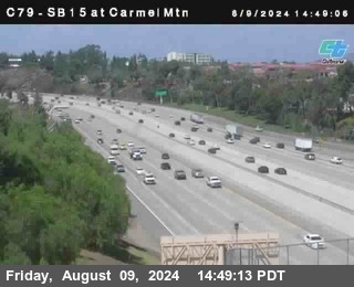 NB 15 at Carmel Mountain Rd.