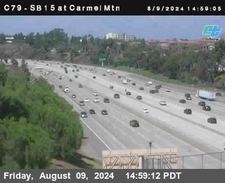 NB 15 at Carmel Mountain Rd.