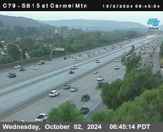 NB 15 at Carmel Mountain Rd.