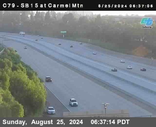 NB 15 at Carmel Mountain Rd.