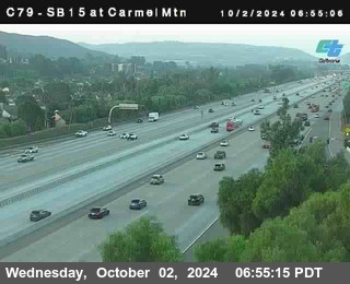 NB 15 at Carmel Mountain Rd.