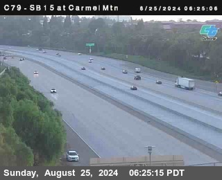 NB 15 at Carmel Mountain Rd.