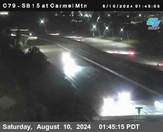 NB 15 at Carmel Mountain Rd.