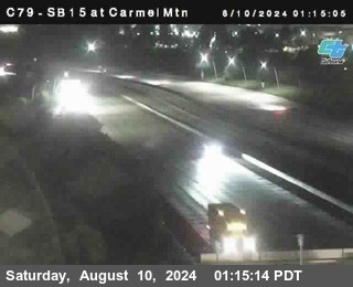 NB 15 at Carmel Mountain Rd.