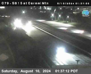 NB 15 at Carmel Mountain Rd.