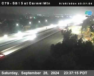 NB 15 at Carmel Mountain Rd.