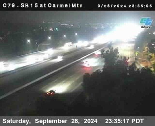 NB 15 at Carmel Mountain Rd.