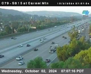 NB 15 at Carmel Mountain Rd.