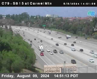 NB 15 at Carmel Mountain Rd.