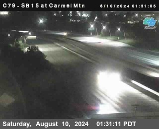 NB 15 at Carmel Mountain Rd.