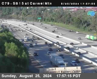 NB 15 at Carmel Mountain Rd.