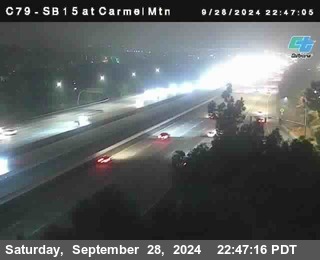 NB 15 at Carmel Mountain Rd.