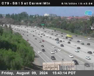 NB 15 at Carmel Mountain Rd.