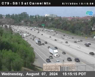 NB 15 at Carmel Mountain Rd.