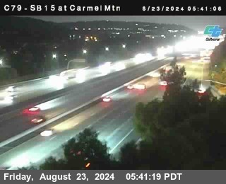 NB 15 at Carmel Mountain Rd.