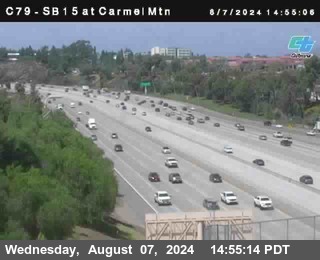 NB 15 at Carmel Mountain Rd.