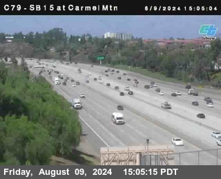 NB 15 at Carmel Mountain Rd.