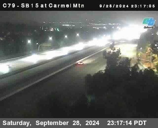 NB 15 at Carmel Mountain Rd.