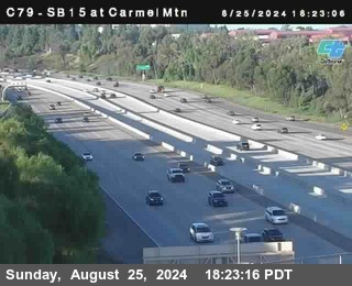 NB 15 at Carmel Mountain Rd.