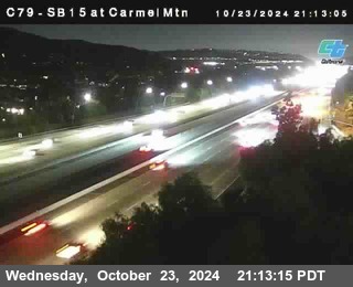 NB 15 at Carmel Mountain Rd.