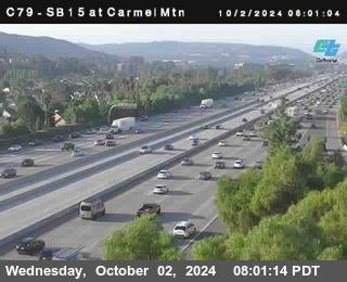 NB 15 at Carmel Mountain Rd.