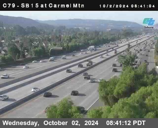 NB 15 at Carmel Mountain Rd.