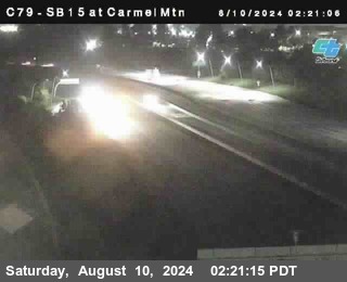 NB 15 at Carmel Mountain Rd.