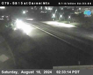 NB 15 at Carmel Mountain Rd.