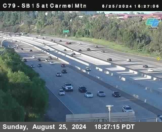 NB 15 at Carmel Mountain Rd.