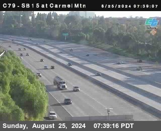 NB 15 at Carmel Mountain Rd.