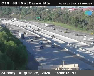 NB 15 at Carmel Mountain Rd.