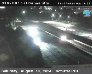 NB 15 at Carmel Mountain Rd.