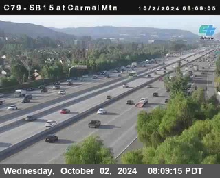 NB 15 at Carmel Mountain Rd.