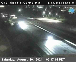 NB 15 at Carmel Mountain Rd.