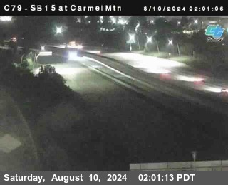 NB 15 at Carmel Mountain Rd.