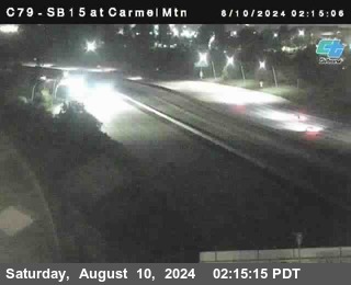 NB 15 at Carmel Mountain Rd.