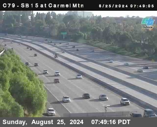 NB 15 at Carmel Mountain Rd.