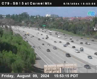 NB 15 at Carmel Mountain Rd.