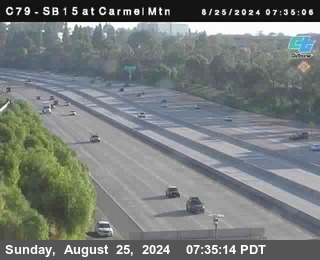 NB 15 at Carmel Mountain Rd.